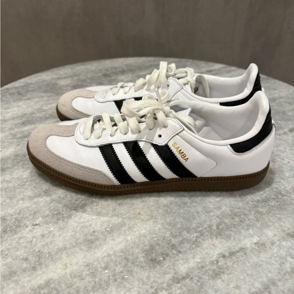 Adidas Samba OG Black White 8.5 women’s like new - Picture 3 of 9